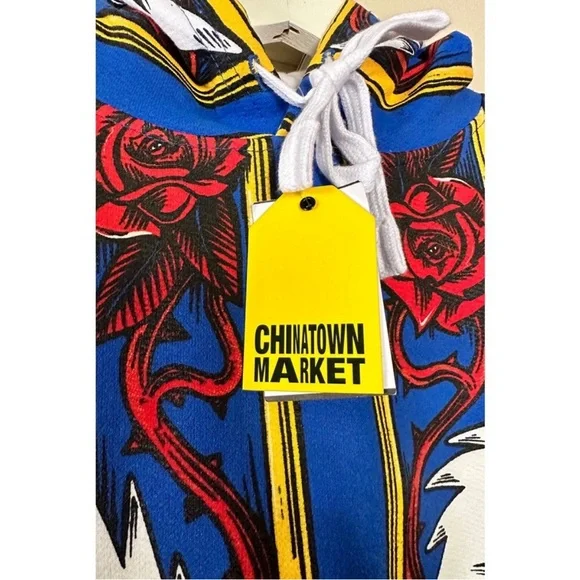 Grateful Dead x Chinatown Market Hoodie, Limited Edition, Sz Small New With Tags